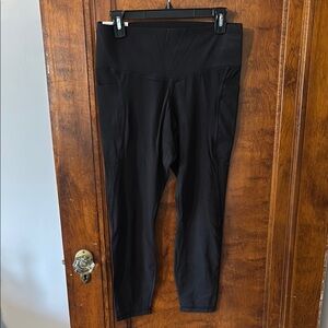 NWT Member’s Mark Black High Rise Ankle Length Leggings Size XL